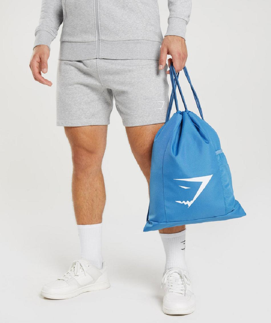 Bolsas Gymshark Sharkhead Gymsack Accessories Azules | CO 4275NWY